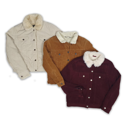 10x CORDUROY FUR JACKETS
