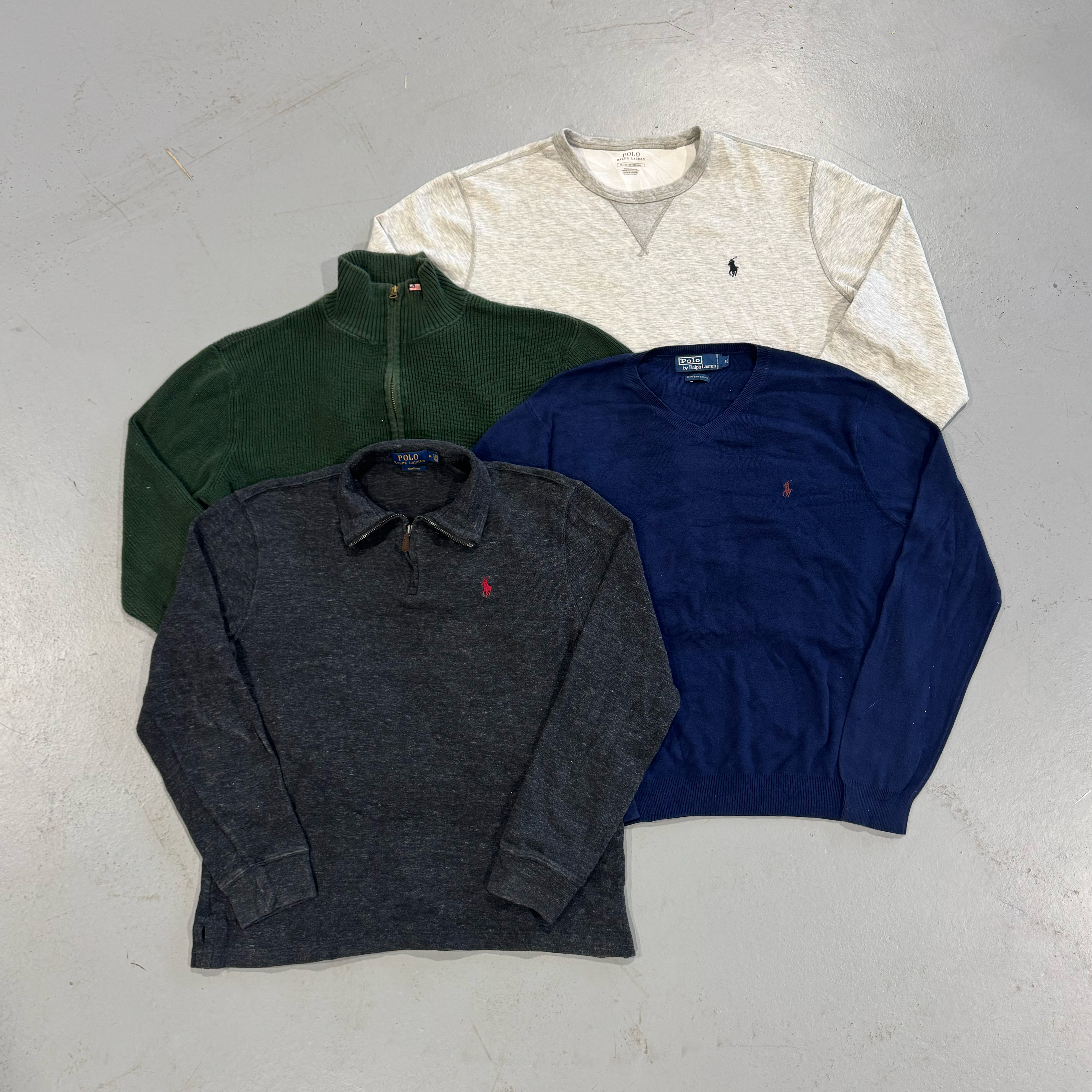 10x RALPH LAUREN SWEATERS GRADE B – Vintage Suppliers 1989