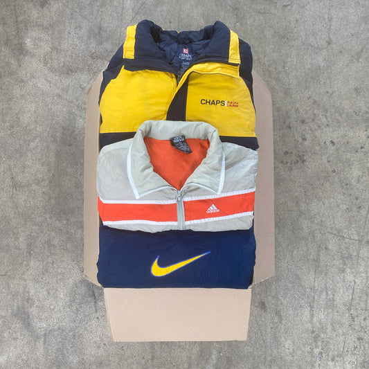 10x HEAVY BRANDED NYLON JACKETS