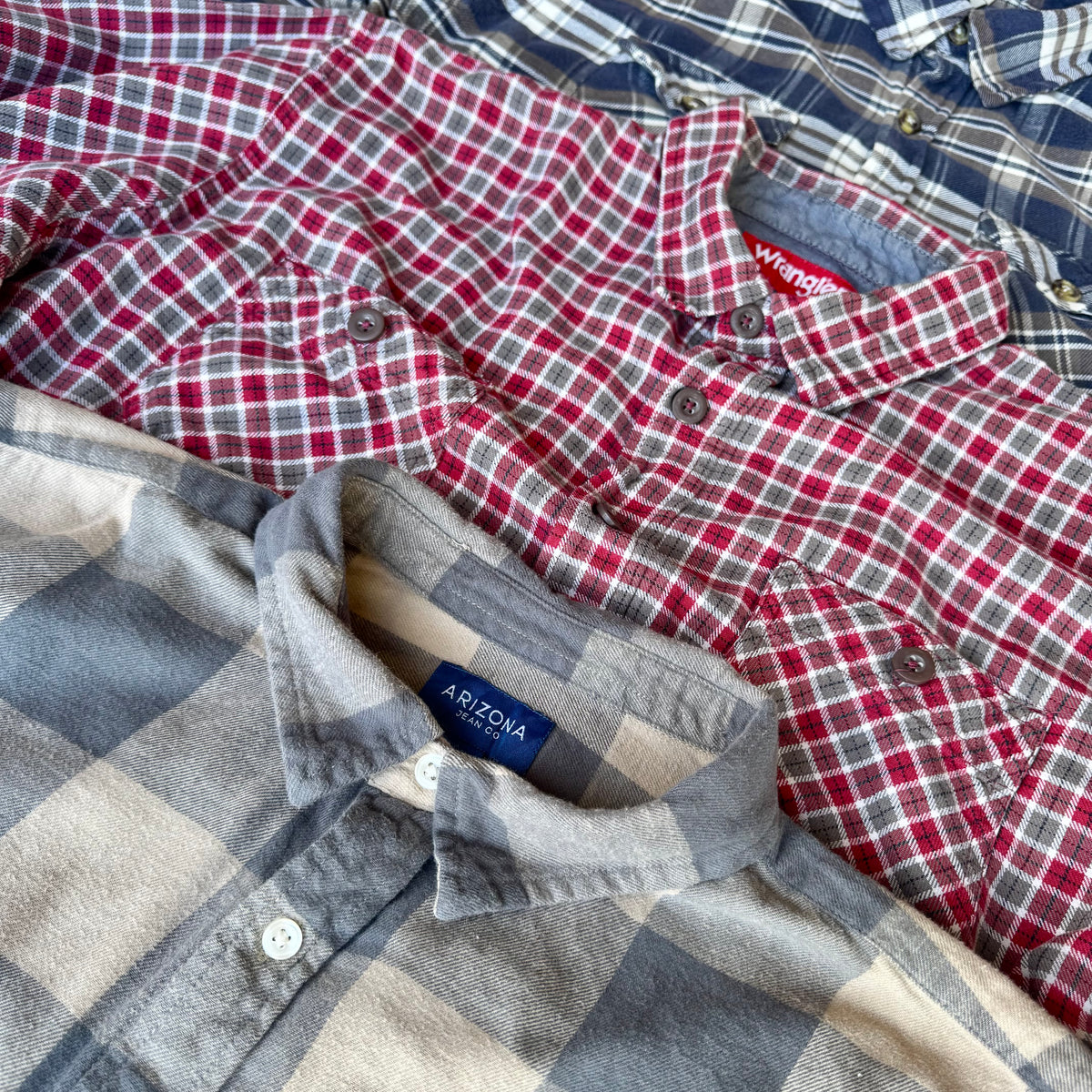 30x VINTAGE FLANNEL SHIRTS