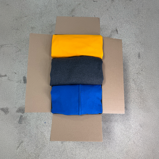 10x PLAIN SWEATSHIRTS GRADE B (Including RUSSELL)