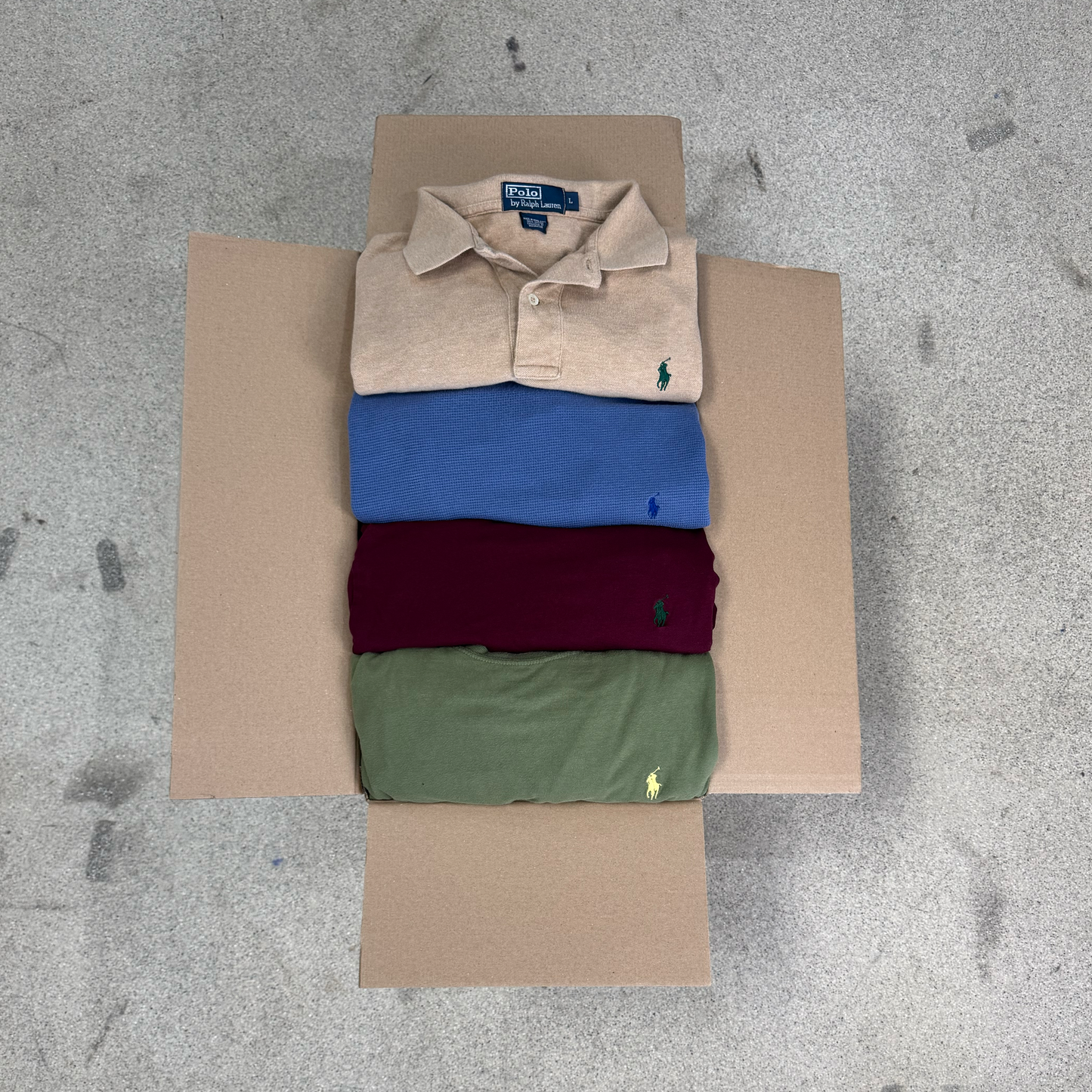 10x RALPH LAUREN LONG SLEEVE T-SHIRTS GRADE B