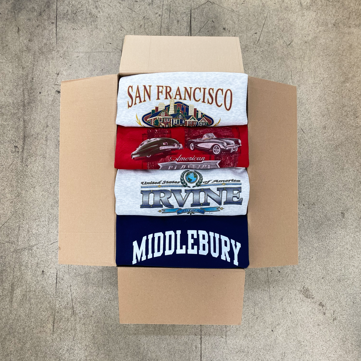 10x VINTAGE PRINTED SWEATSHIRTS