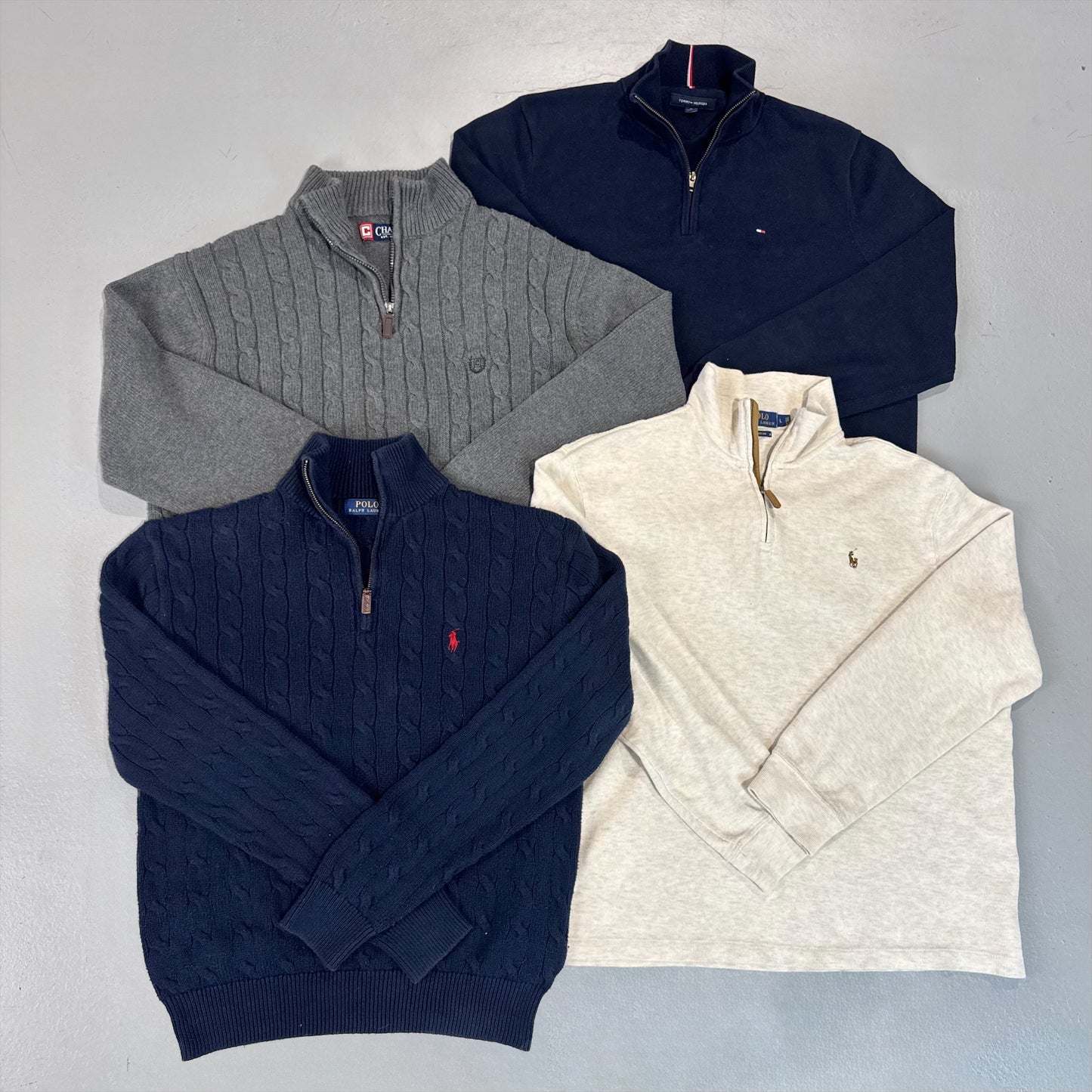 10x BRANDED ZIP SWEATERS KNITWEAR (INCLUDING RALPH LAUREN)