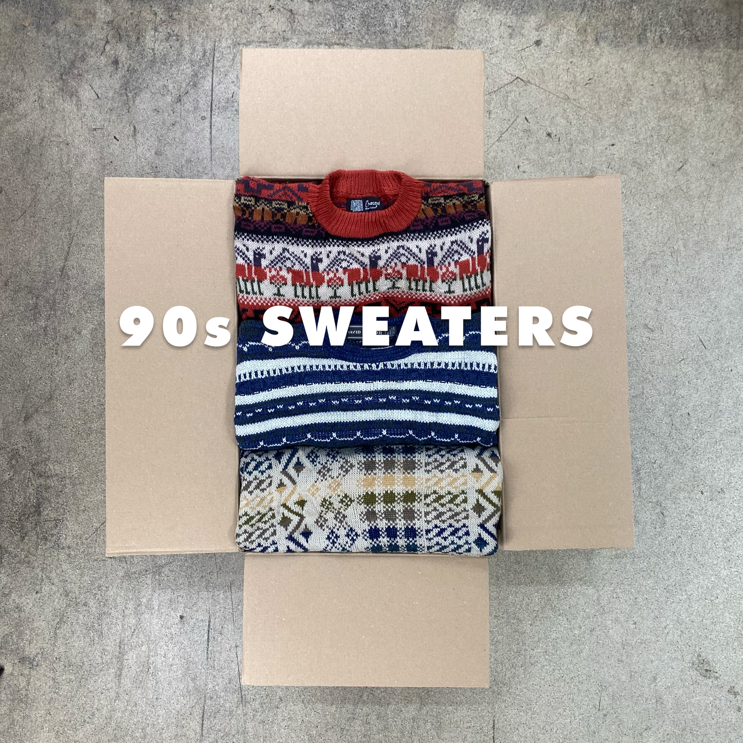 30x 90'S SWEATERS GRADE B