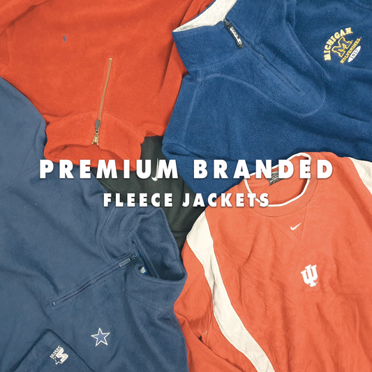 30x PREMIUM BRANDED FLEECE JACKETS