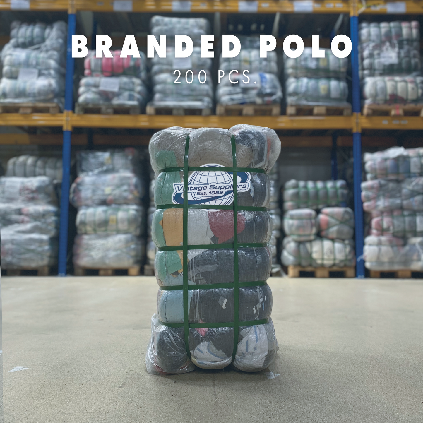 BRANDED POLO BALE (200 PIECES)