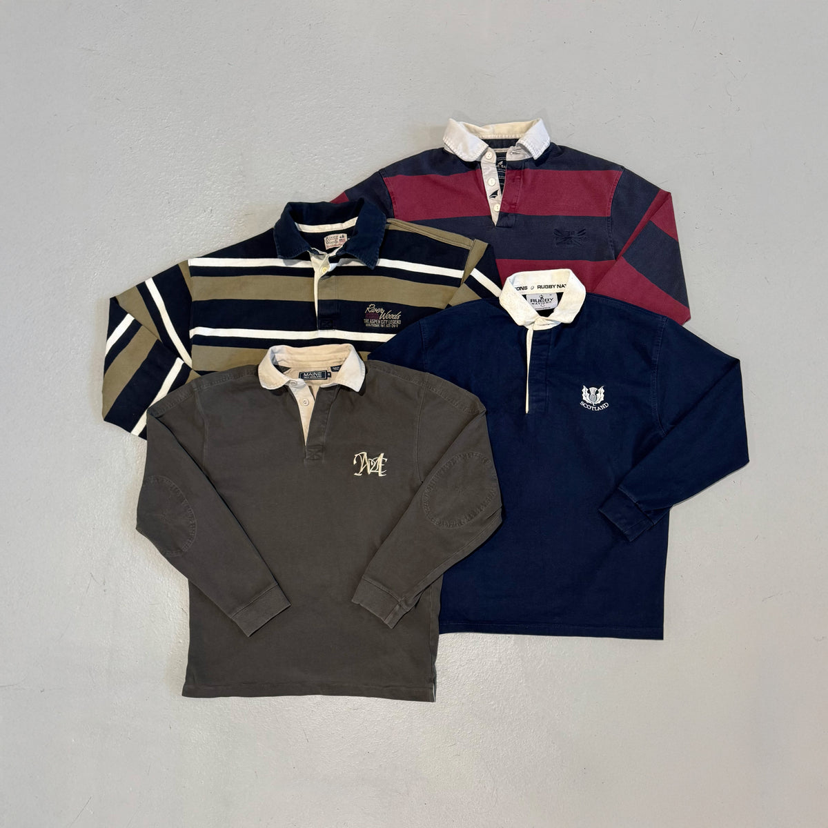 10x RUGBY POLOS GRADE B – Vintage Suppliers 1989