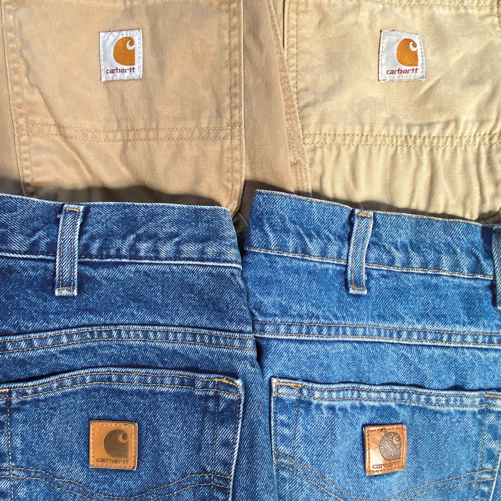 10x PANTALONS CARHARTT GRADE B/C