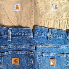 10x CARHARTT PANTS GRADE B/C