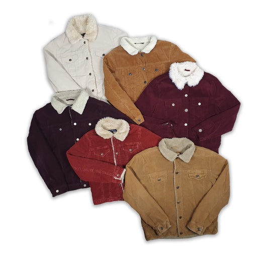 30x CORDUROY FUR JACKETS