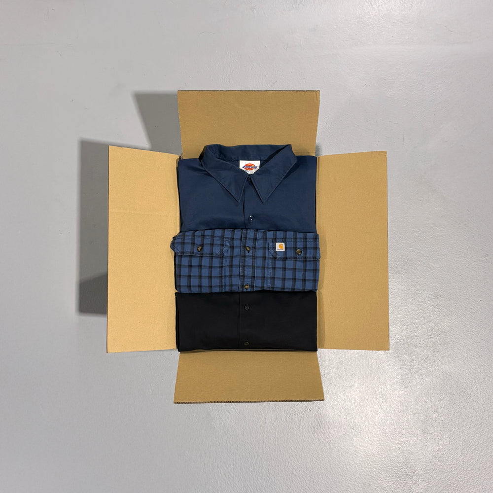10x CARHARTT AND DICKIES SHIRTS GRADE B