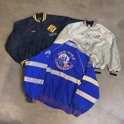 30x BASEBALL VARSITY JACKETS GRADE B