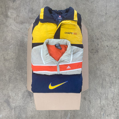 30x HEAVY BRANDED NYLON JACKETS