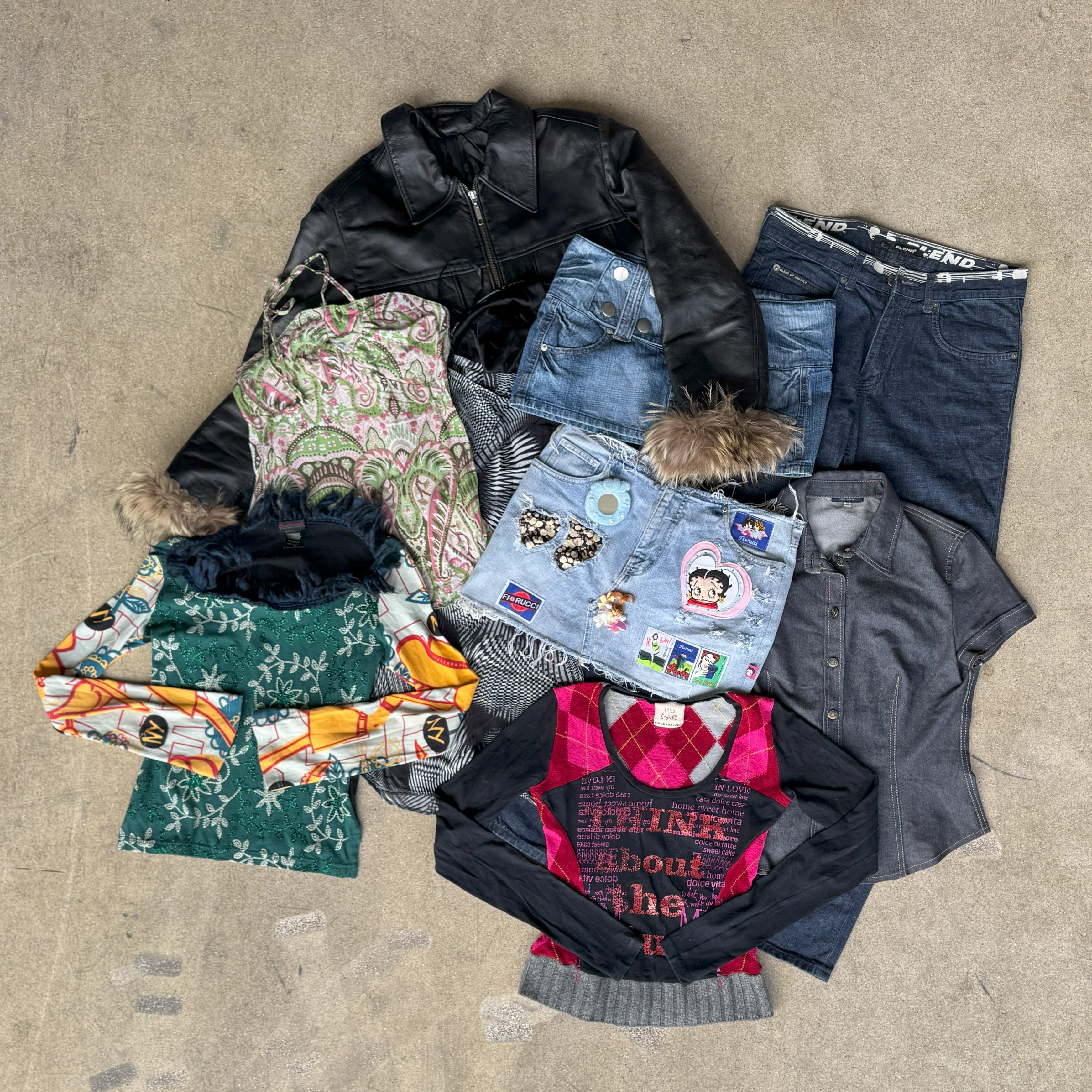 え*の様 1990s Y2K Millitary Design GimmickC 25KG Y2K MIX BOX – Vintage Suppliers 1989