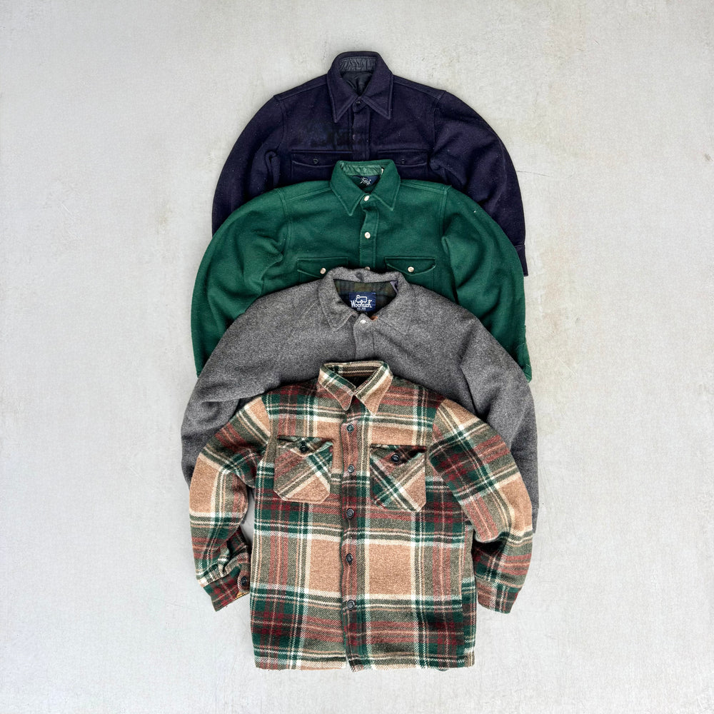 VESTES VINTAGE EN LAINE (INCL. WOOLRICH)