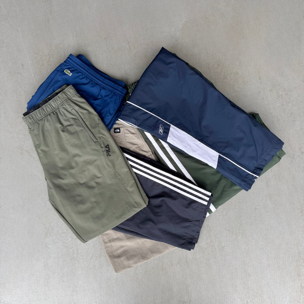 30x PANTALONS DE SURVÊTEMENT EN NYLON DE MARQUES GRADE B