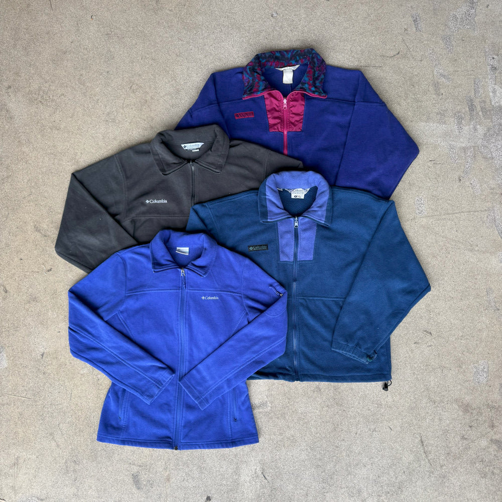 10x COLUMBIA FLEECE JACKETS GRADE B