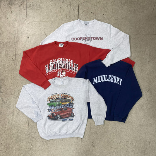 30x VINTAGE PRINTED SWEATSHIRTS