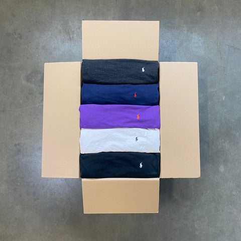 RALPH LAUREN T-SHIRTS BOX 10 PIECES (Free Washing Service Included)