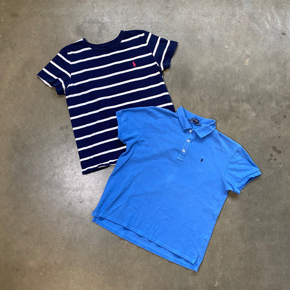 10x T-SHIRTS FEMME RALPH LAUREN GRADE B