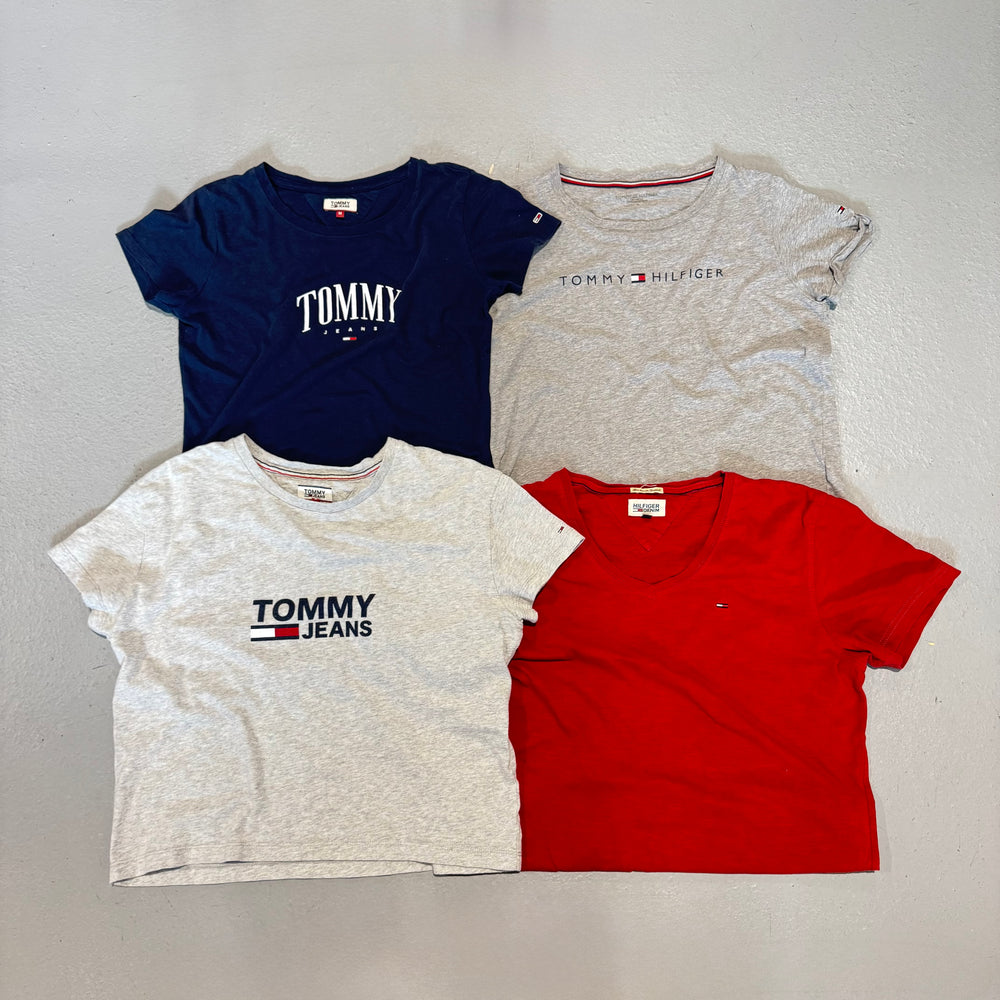 10x TOMMY HILFIGER T-SHIRTS WOMEN GRADE B