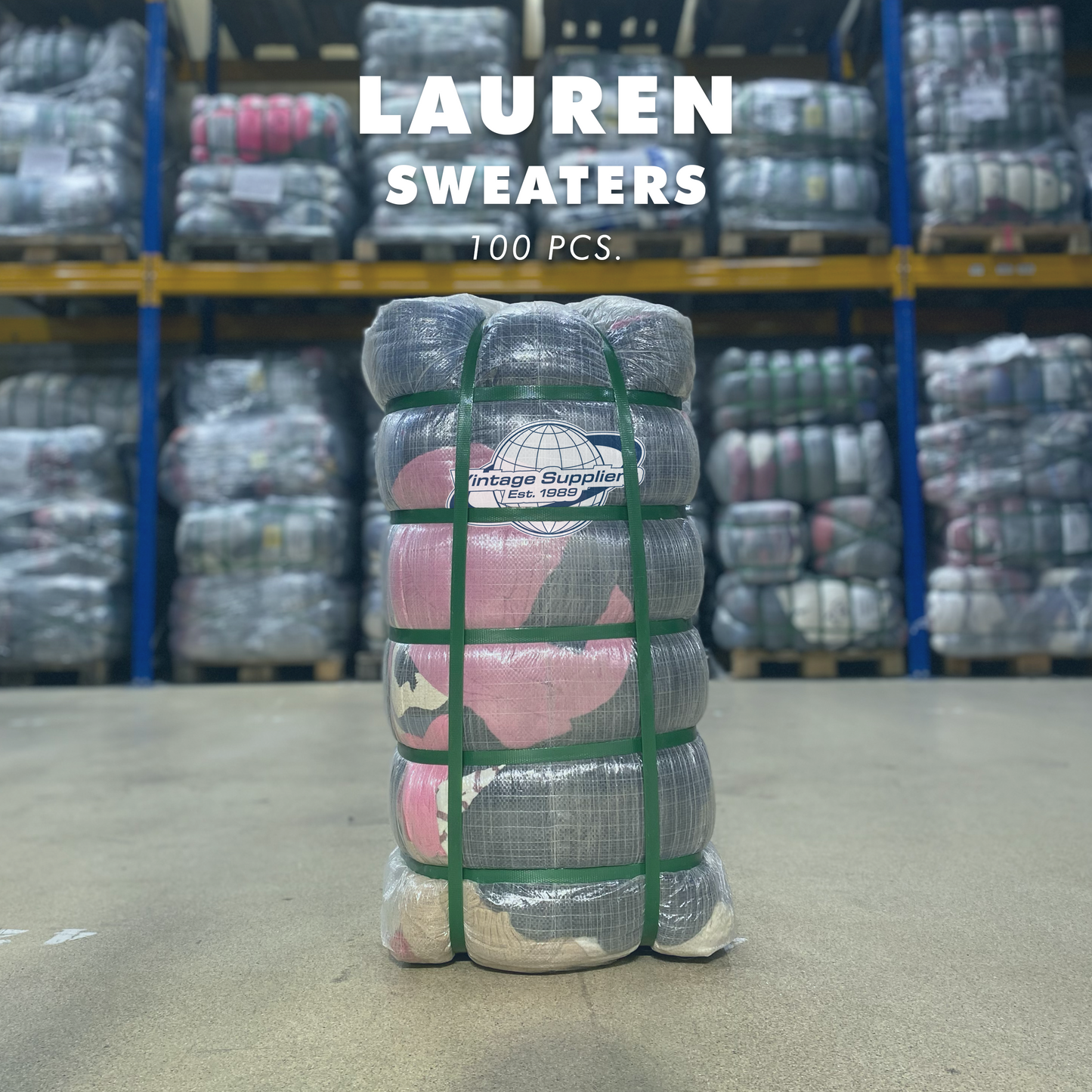 LAUREN BY RALPH LAUREN SWEATERS BALE (100 PIECES)