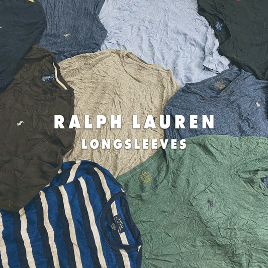 30x RALPH LAUREN LONG SLEEVE T-SHIRTS