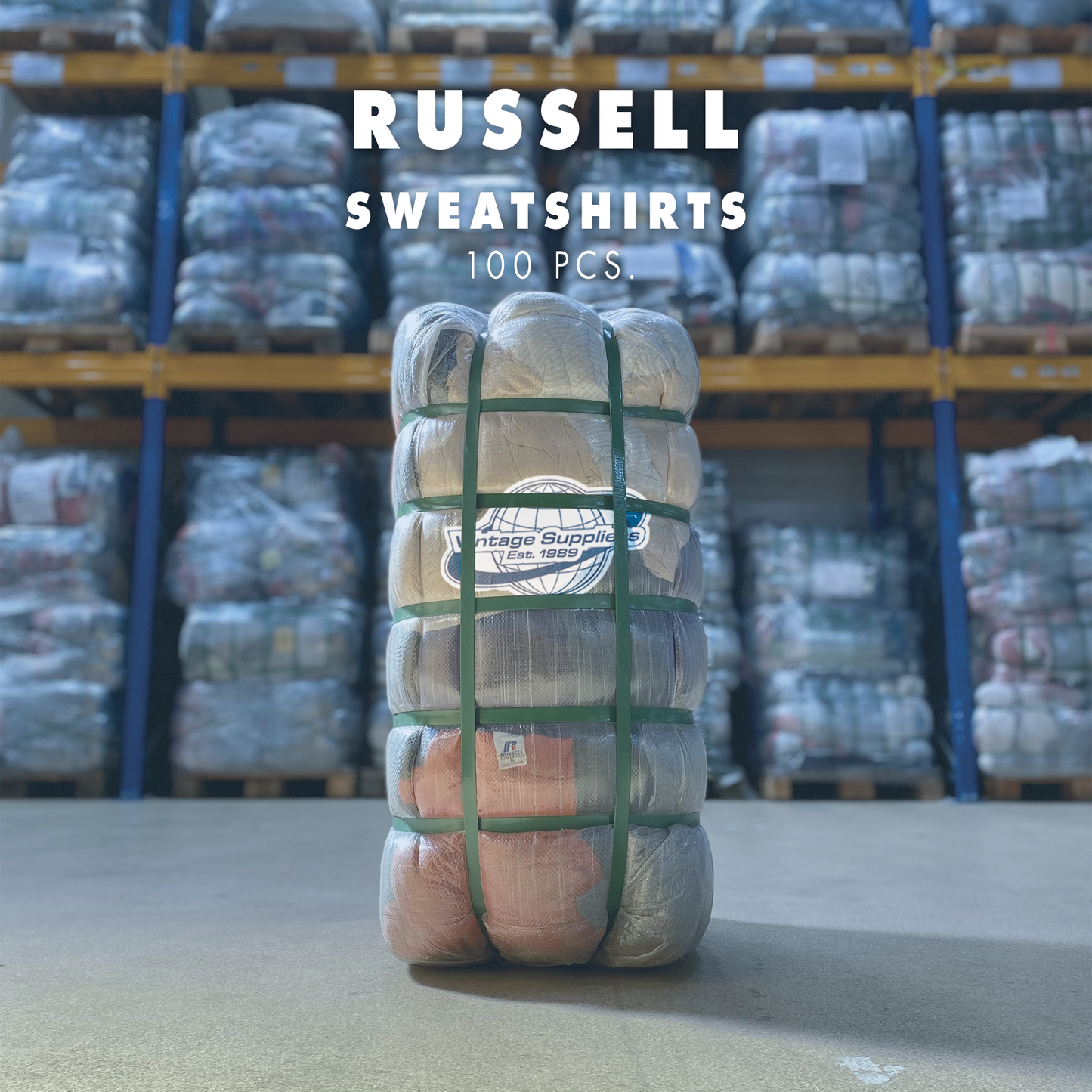 RUSSELL SWEATSHIRTS BALE (100 PIECES)