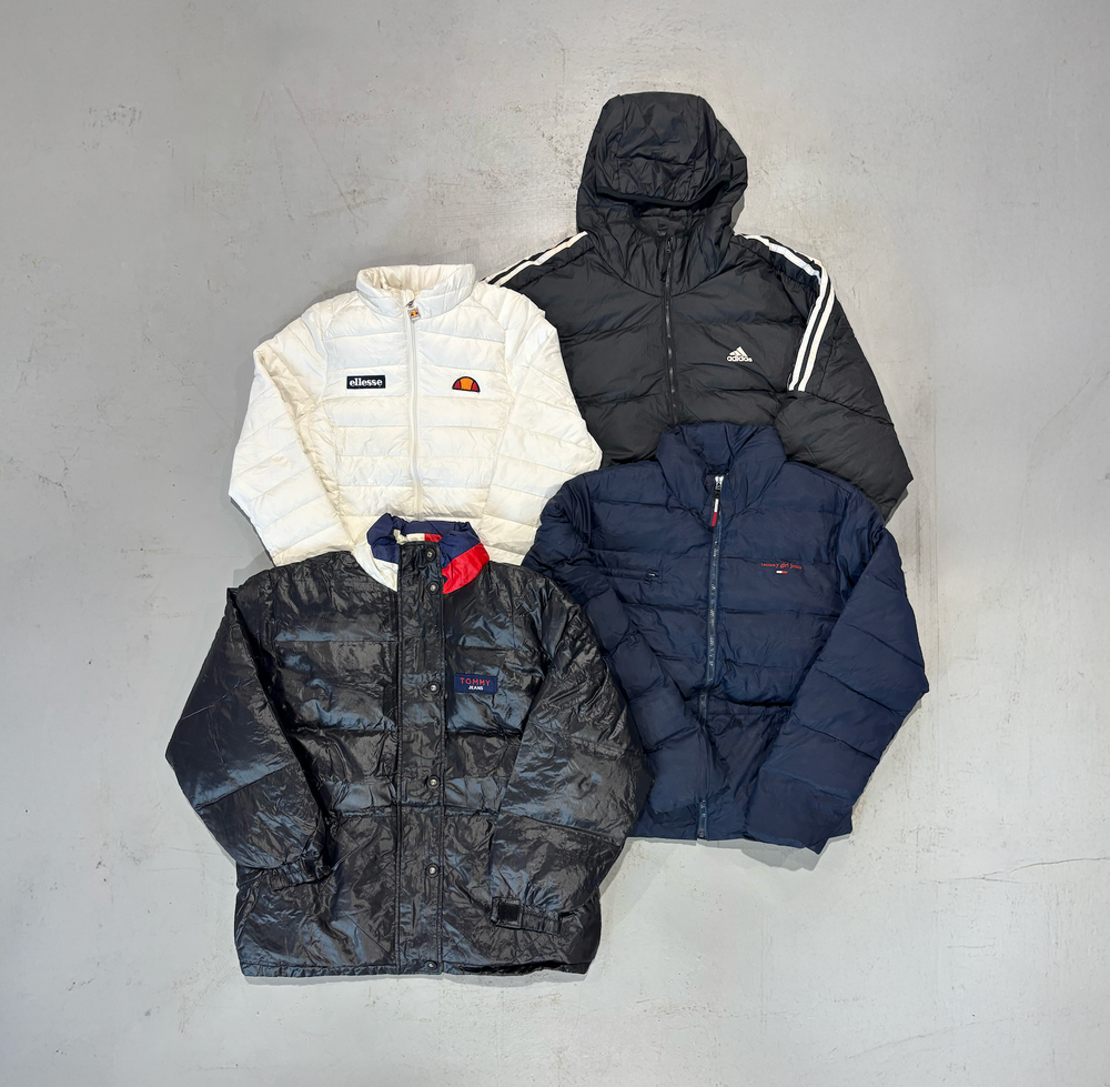 10x DOUDOUNES PUFFER JACKETS DE MARQUES