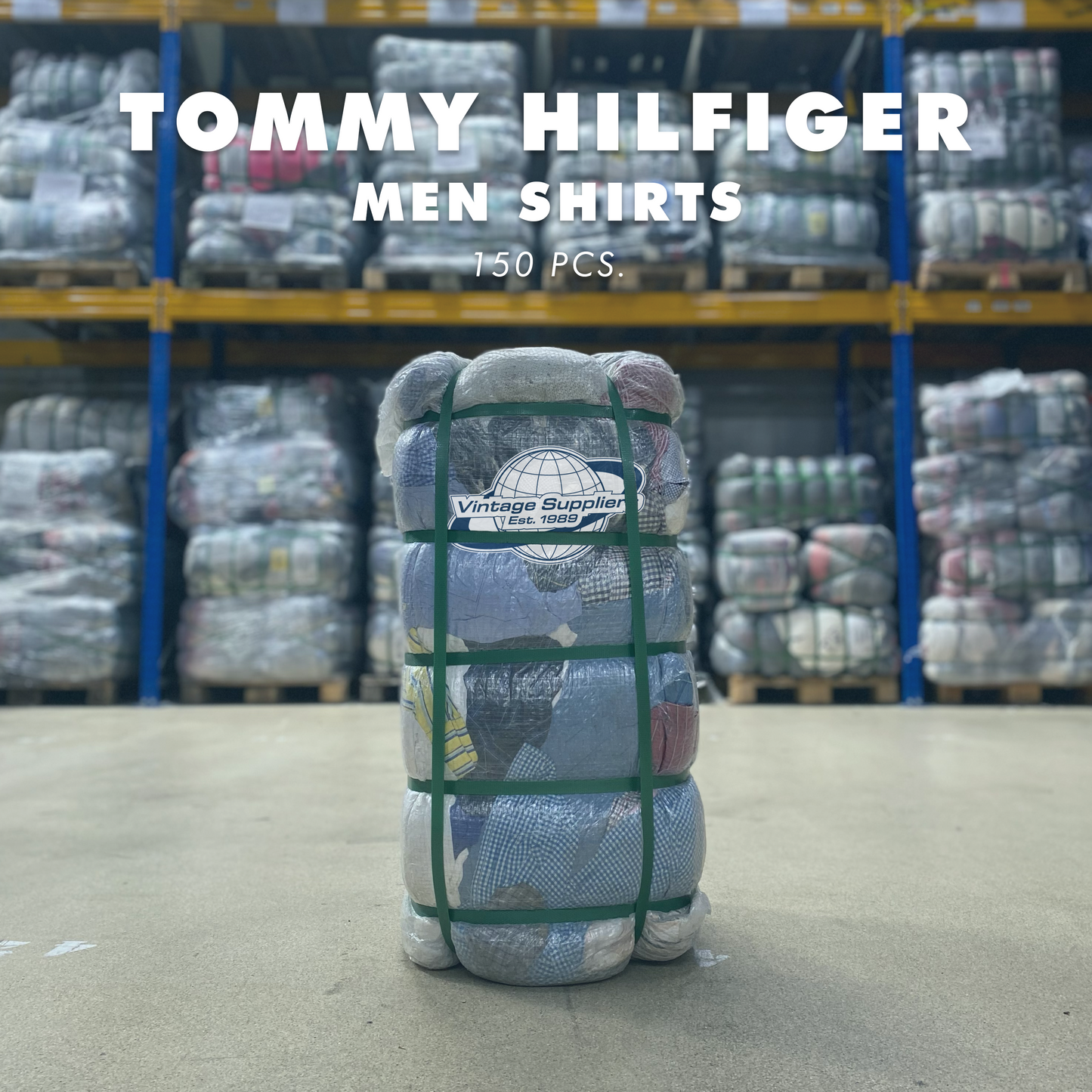 TOMMY HILFIGER MAN SHIRTS BALE (150 PIECES)