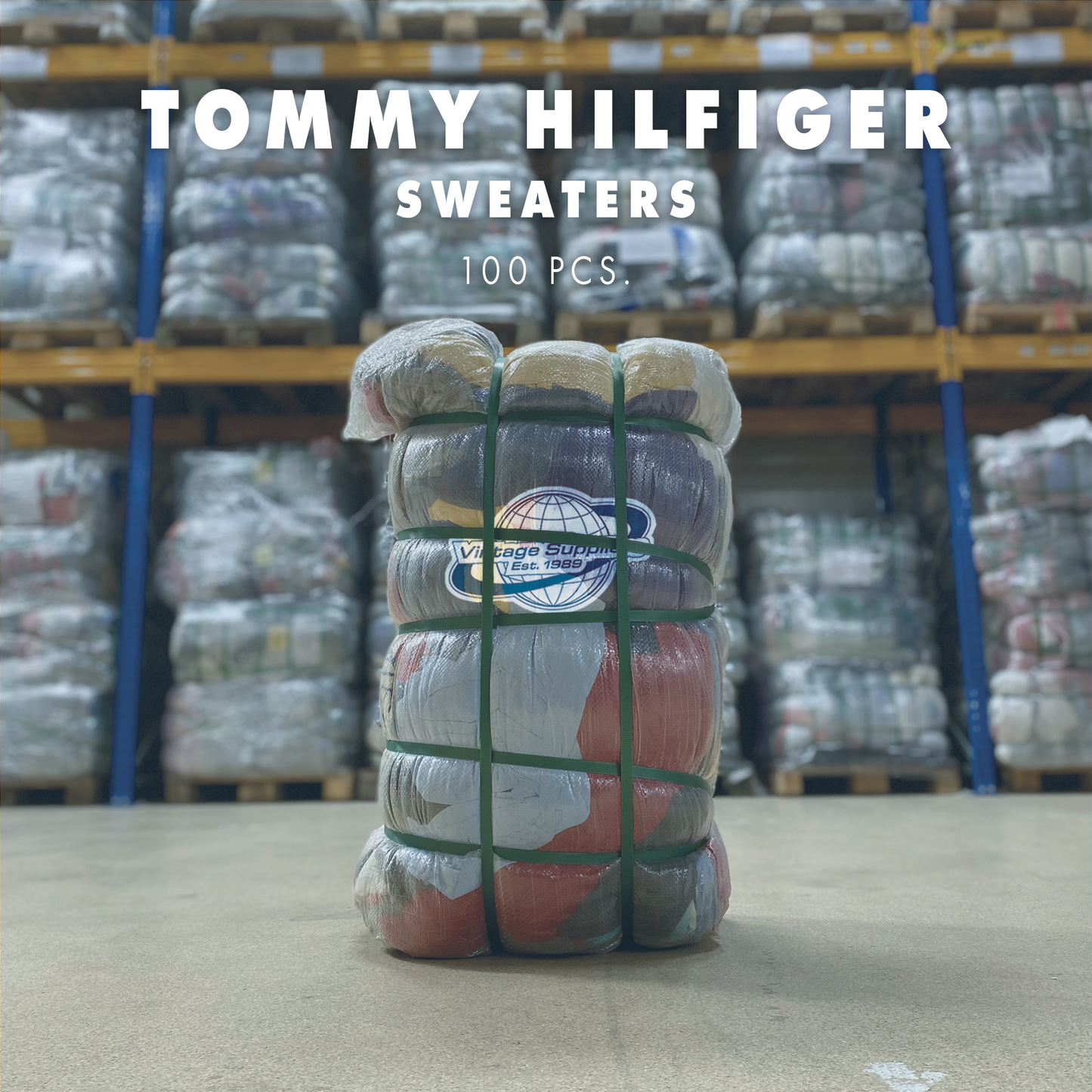 TOMMY HILFIGER MAN SWEATERS BALE (100 PIECES)