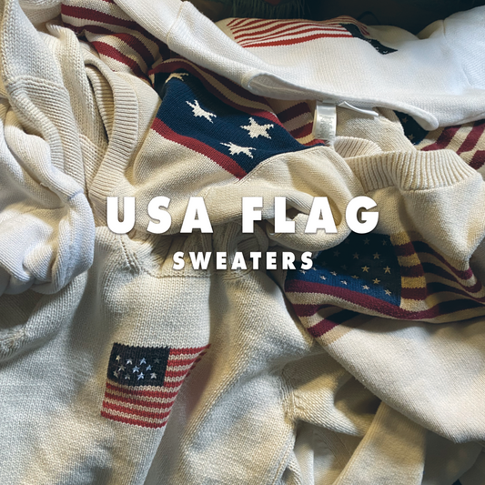 30x USA FLAG SWEATERS