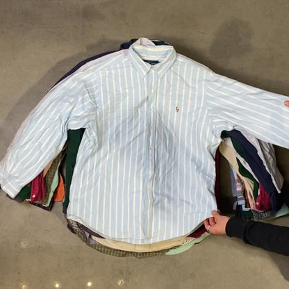 30x RALPH LAUREN SHIRTS GRADE A/B