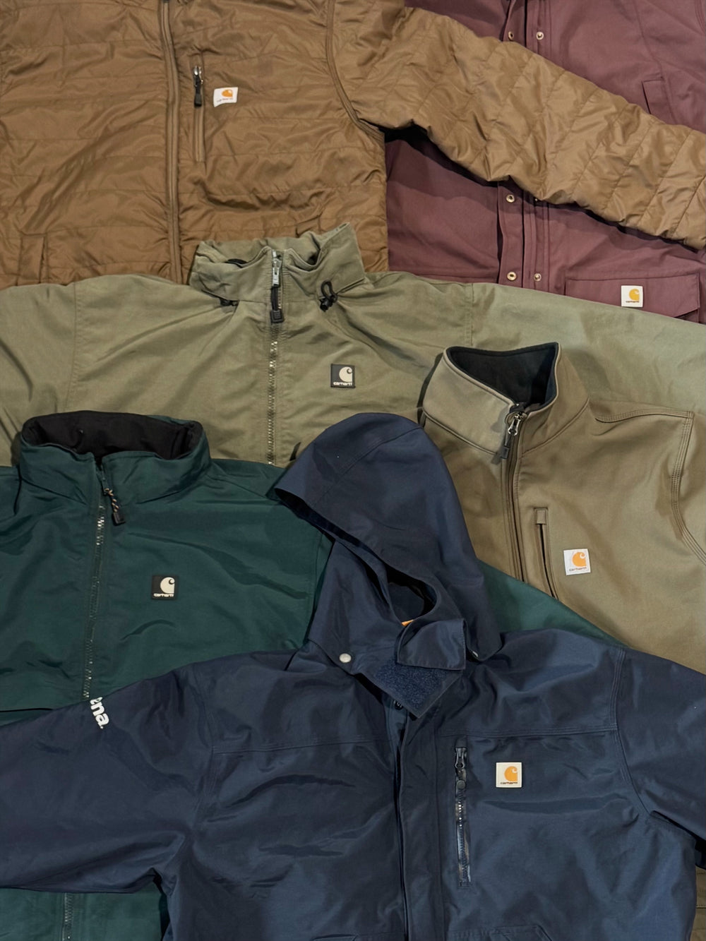 10x VESTES TRACK CARHARTT