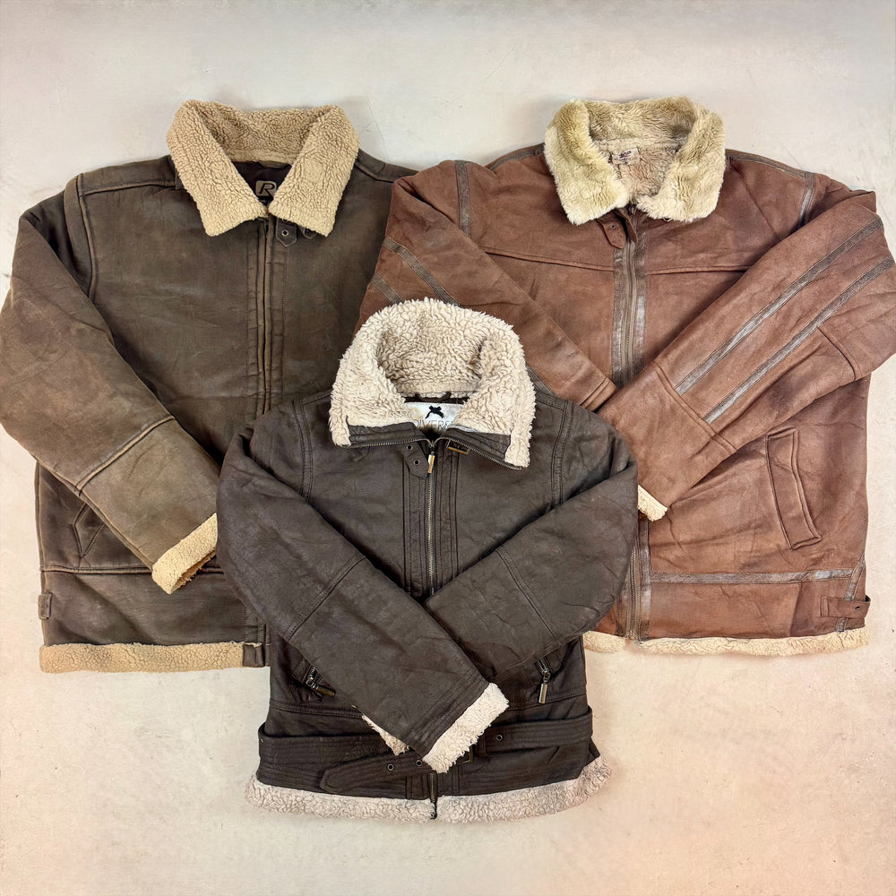 10x VESTES EN CUIR B-3 GRADE B