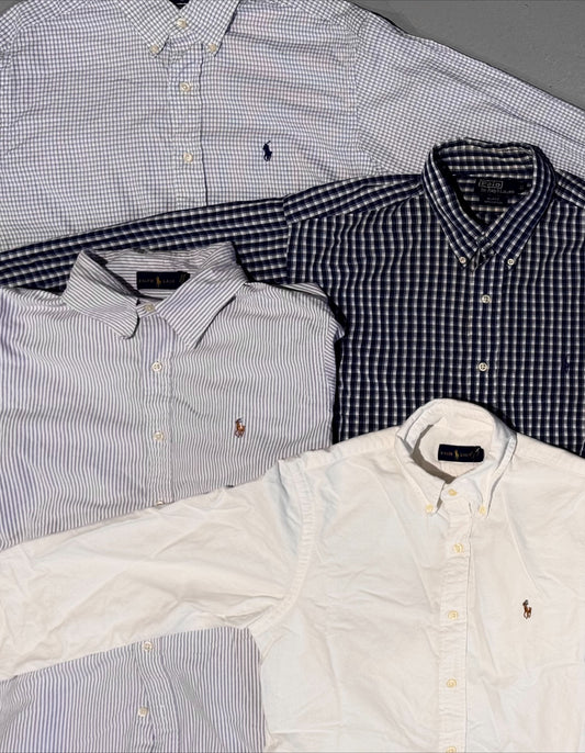 30x RALPH LAUREN SHIRTS GRADE B