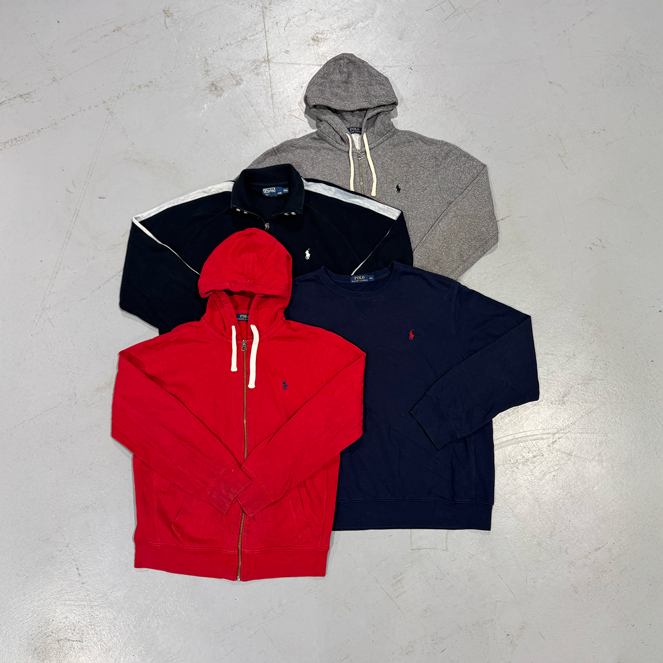 10x RALPH LAUREN SWEATSHIRTS GRADE B