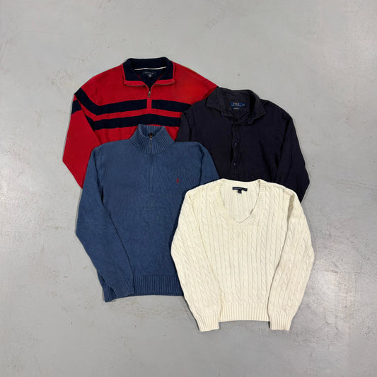 10x RALPH LAUREN & TOMMY HILFIGER VINTED BOX